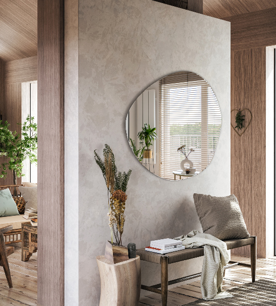 Espejo decorativo original sin marco 96,6x95,7 cm