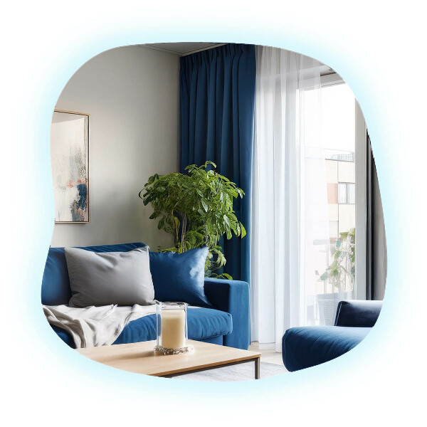 Espejo original con luz led 68x67 cm