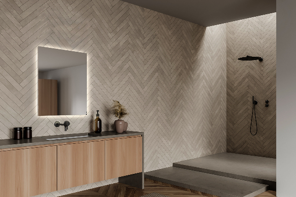 Espejo decorativo rectangular con LED 50x50 cm