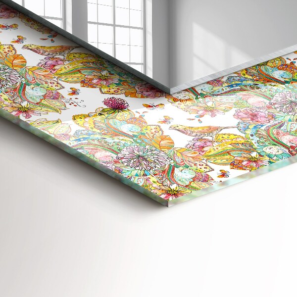 Coloridas flores de mariposa