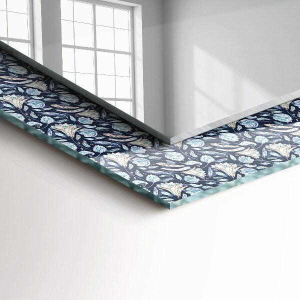 Diseño de flor azul