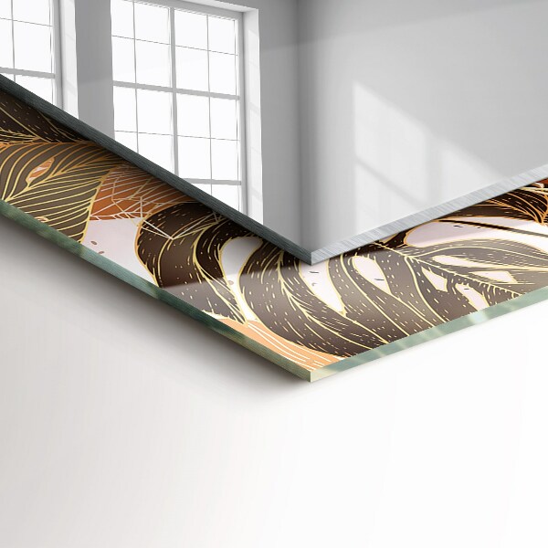 Hojas con motivos tropicales