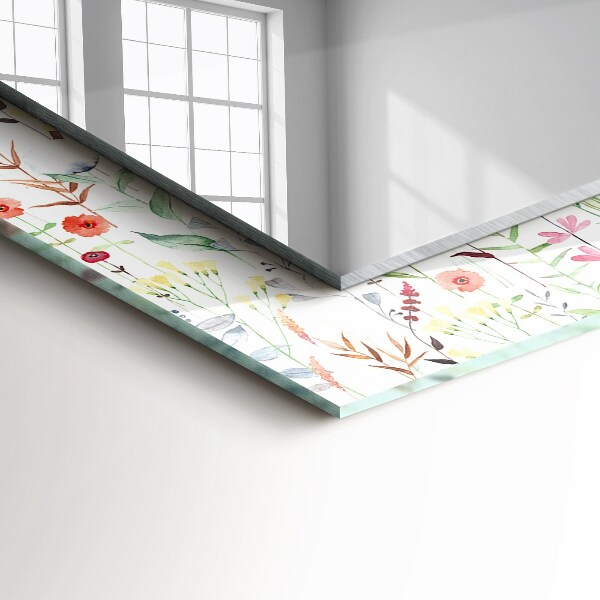 Flores con motivos de acuarela