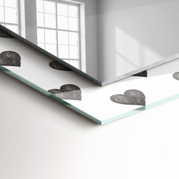 Diseño de corazón negro