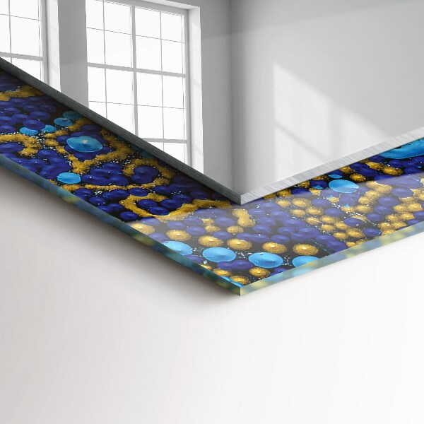 Mandala con puntos azules