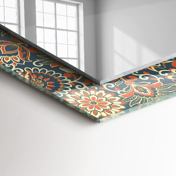 Motivo floral en fondo