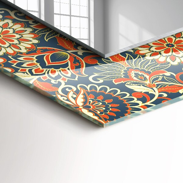 Motivo floral en fondo