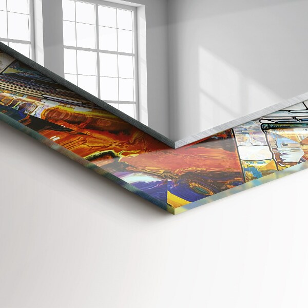 Mosaico abstracto de círculos