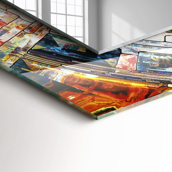 Mosaico abstracto de círculos