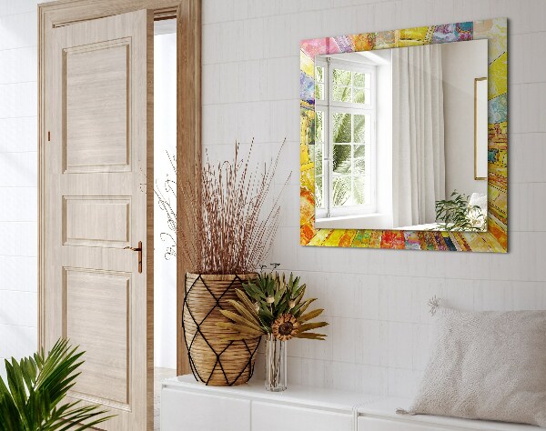 Mosaico abstracto de colores