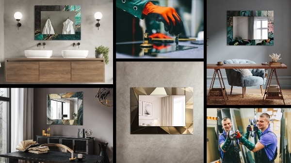 Madera con tulipanes rosas