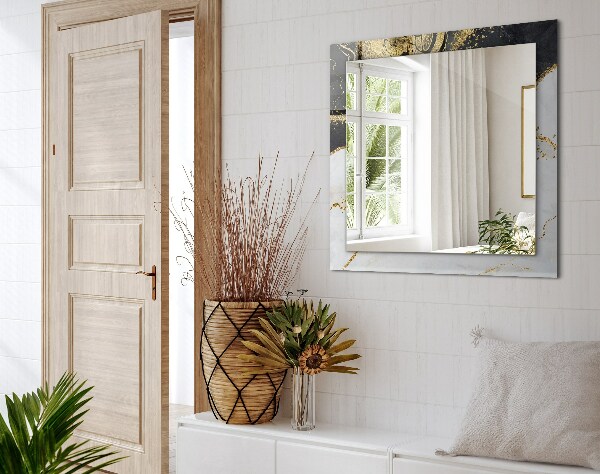 Arte abstracto en dorado