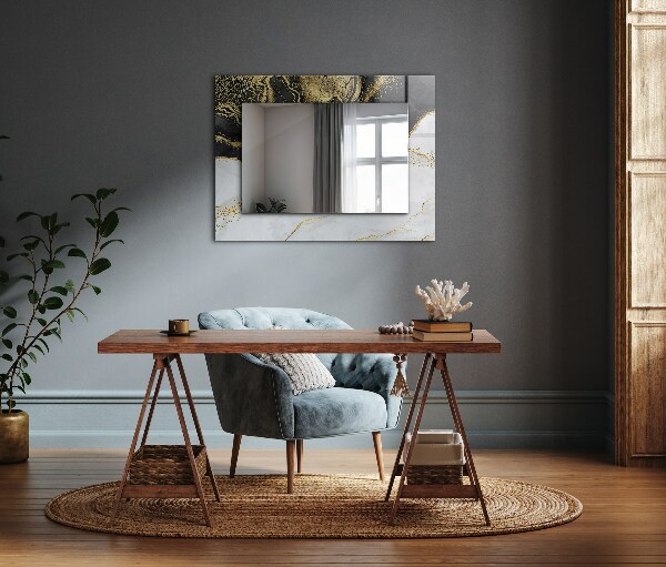 Arte abstracto en dorado