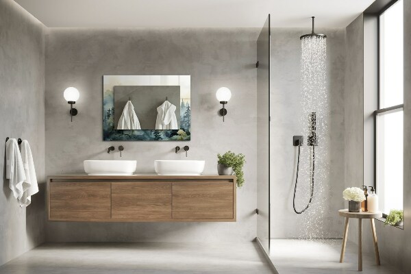 Flores hojas pájaros