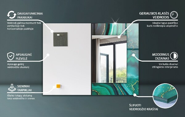 Tablas de madera verde