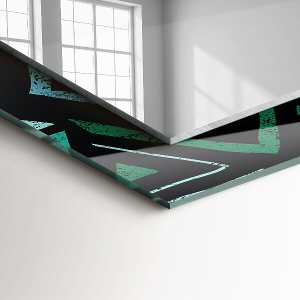 Motivos geométricos en turquesa