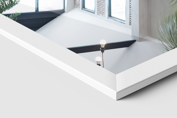 Espejo de pie blanco 36x156 cm