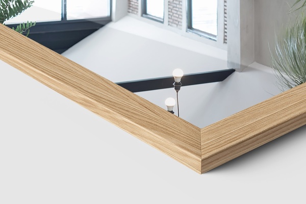 Espejo de pie roble 36x156 cm