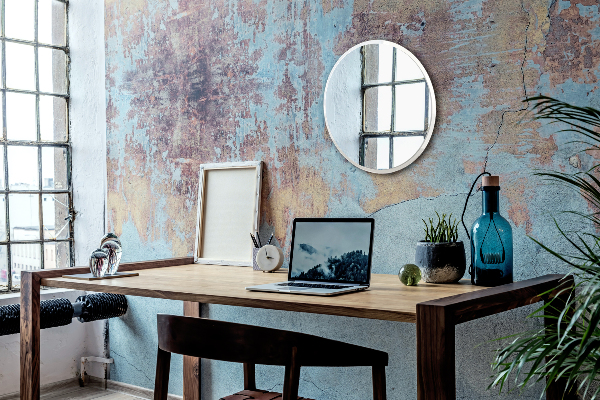 Espejo de baño redondo bianco fi 40 cm