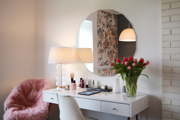  Espejo geométrico de forma original 50x50 cm