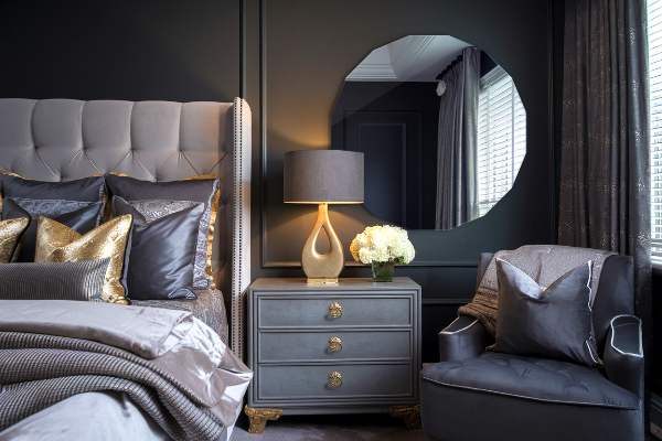  Espejo geométrico estética 80x80 cm