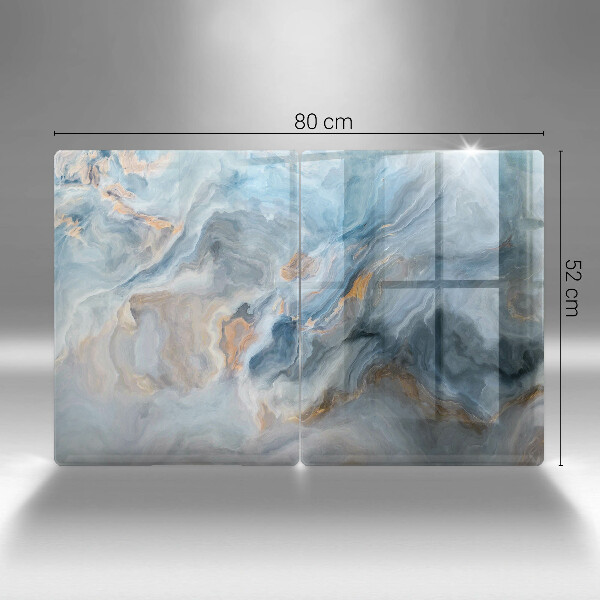 Protector pared cocina Textura de mármol