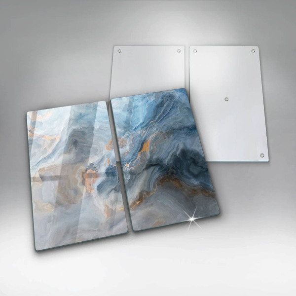 Protector pared cocina Textura de mármol