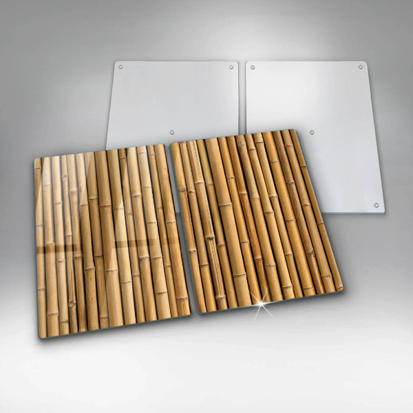 Protector pared cocina Naturaleza boho bambú