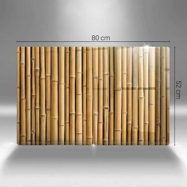 Protector pared cocina Naturaleza boho bambú