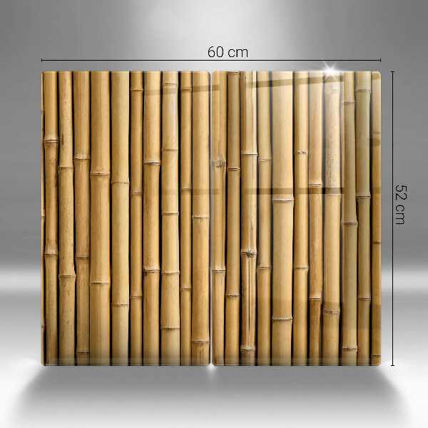 Protector pared cocina Naturaleza boho bambú