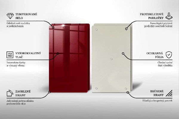 Tapa encimera Color burdeos