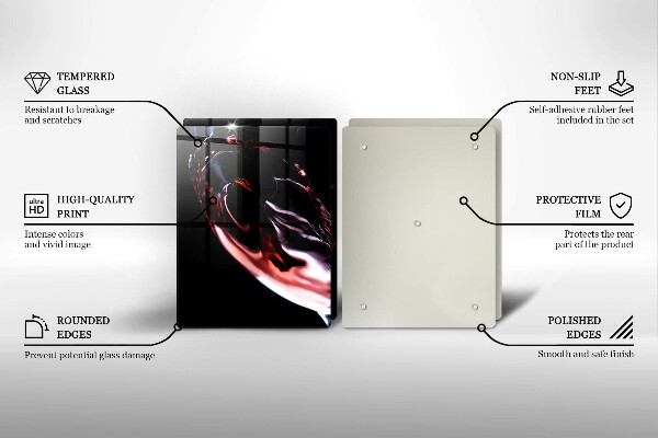 Protector pared cocina Una copa de vino tinto