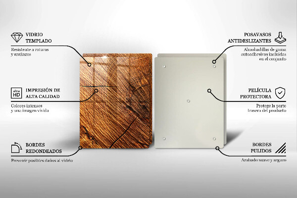 Protector pared cocina Estructura de madera