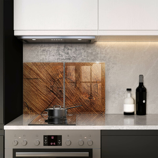 Protector pared cocina Estructura de madera