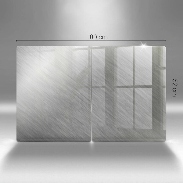 Protector pared cocina Fondo de textura metálica