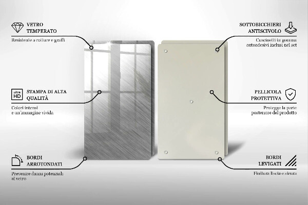 Protector pared cocina Fondo de textura metálica