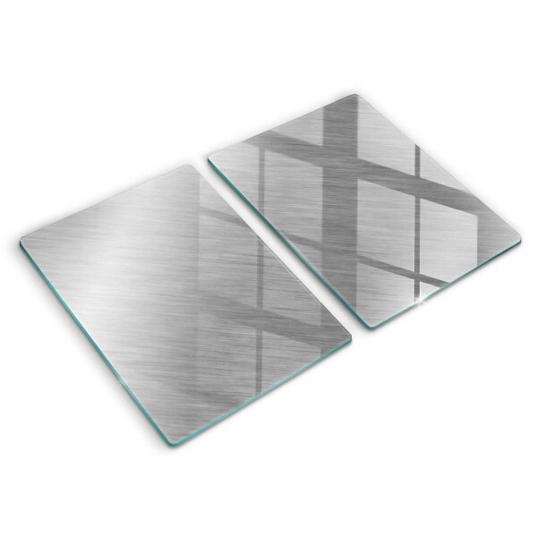 Protector pared cocina Fondo de textura metálica