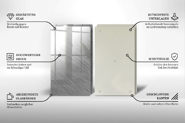 Protector pared cocina Fondo de textura metálica