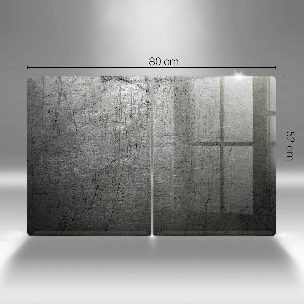 Protector pared cocina Textura metálica