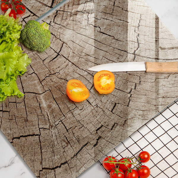 Protector pared cocina Sección transversal de un árbol