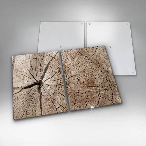 Protector pared cocina Sección transversal de un árbol