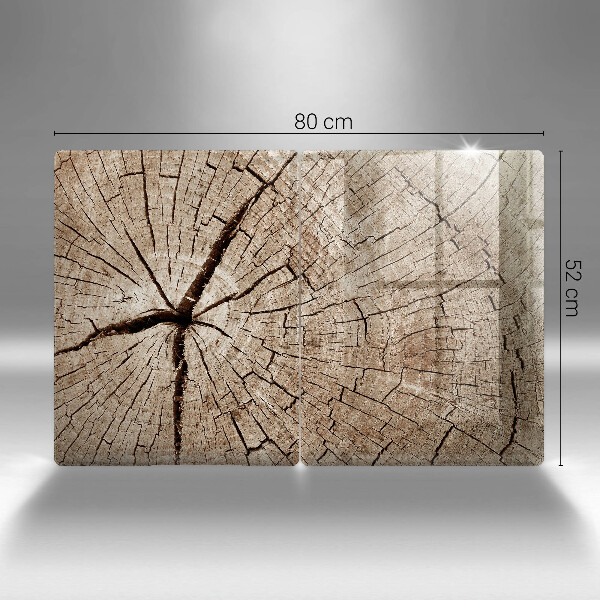 Protector pared cocina Sección transversal de un árbol