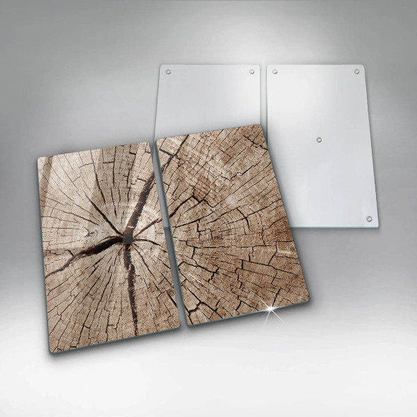 Protector pared cocina Sección transversal de un árbol