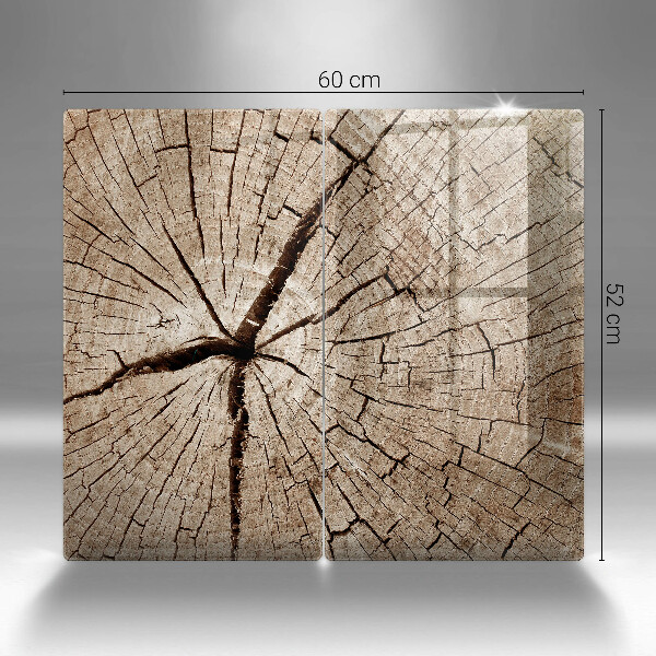 Protector pared cocina Sección transversal de un árbol