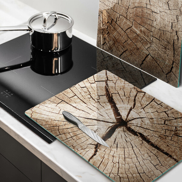 Protector pared cocina Sección transversal de un árbol