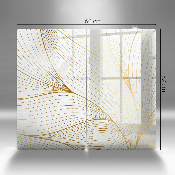 Protector pared cocina Patrón de líneas modernas