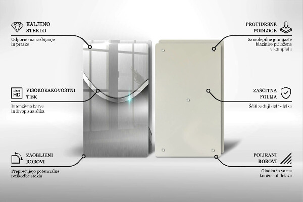 Protector pared cocina Abstracción de metales