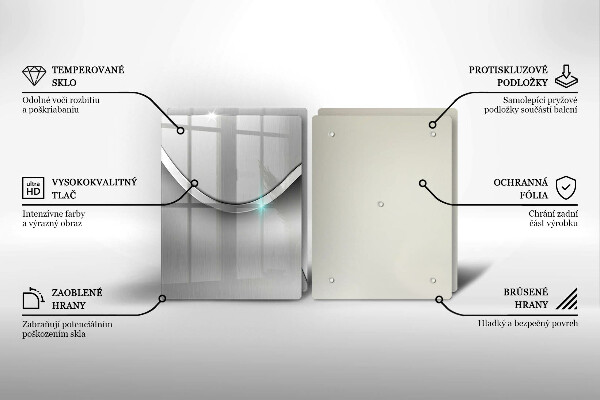 Protector pared cocina Abstracción de metales