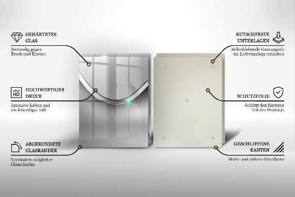 Protector pared cocina Abstracción de metales