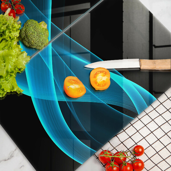 Protector pared cocina Abstracción azul